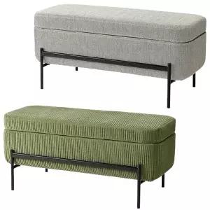 [이케아] VALTORP 발토르프 수납벤치 103cm/쿠션의자/긴의자/침실벤치/수납의자/벤치수납함