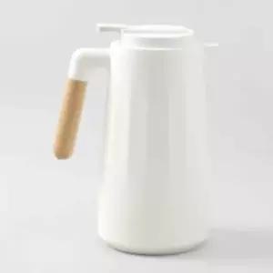 보온 및 보냉 물병 손잡이 주전자 1L 화이트 실용형 주방용품