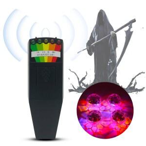 전자파측정기 5개의 LED EMF 미터와 4개의 모션 라이트업 고양이 가정 사무실 EMF 감지를 위한 전자기장 방사선 측정기