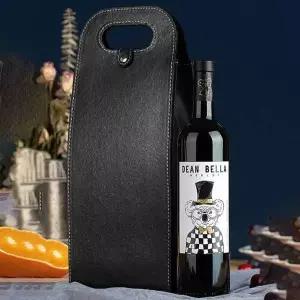 [골드스마일]와인캐리어 와인 선물 빈티지 포장 가죽 가방 백 2구 2구와인백