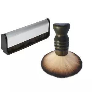 턴테이블 LP 클리너 엘피청소 카본 브러쉬+LP청소러시 틈새솔 크리너 카트리지 바늘 청소 러시