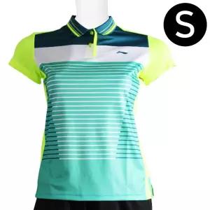 (라이트그린) (S) LiNing 스포츠 여성 반팔 티셔츠 /트레이닝복/기능성여름반팔티/스판티셔츠/카라티셔츠