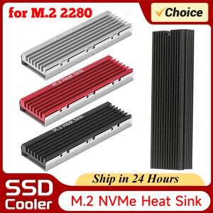 NVME M.2 2280 SSD 하드 디스크 방열판 라디에이터 알루미늄 및 PC 컴퓨터용 열 냉각 패드