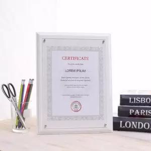 A4 클래식 상장 허가증 액자 졸업장액자 인증서액자 A4액자