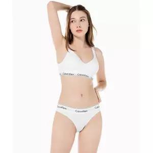 [Calvin Klein]UNDERWEAR 여성 아이콘 코튼 모달 스쿱백 브라렛_QF5490100 661048
