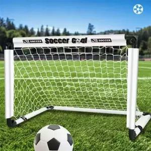 초간편 접이식 축구골대 이동식 화이트 120cm 미니골대 축구 풋살 공놀이 게임 캠핑 다용도 골대