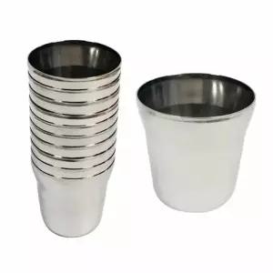 스텐 UR38PL97 물컵 10P 열탕소독컵 식당컵 위생컵