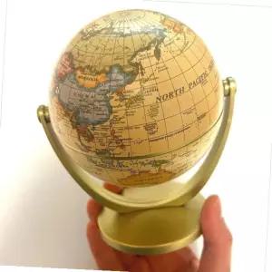 지도 미니사이즈 지구본 학교 교육 인테리어