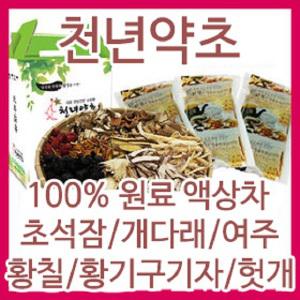 [천년약초] 건강차, 건강즙 모음. 초석잠차, 개다래열매차, 여주차, 황칠나무진액, 황기구기자차, 헛개즙