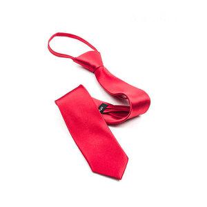 지퍼]5.5cm 레드 빨간색 스키니 자동 지퍼넥타이_GA5005