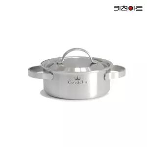 키친아트 코델리아 IH 인덕션가능 통5중 스텐레스 양수냄비 16cm