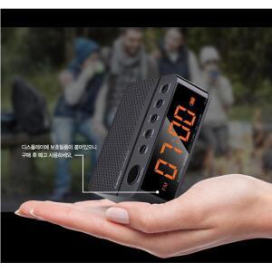 고음질 블루투스 포터블스피커 /미니오디오/디지탈 알람시계 /핸즈프리/MP3 FM라디오/AUX /충전용/대용량배터리/JYV-7FY/ 5가지 EQ/디지털 시계/고출력 블루투스스피커