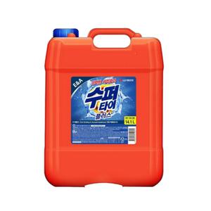 수퍼타이 플러스 액체세제 14.1L 대용량 세탁 액상 빨래 세제 일반 드럼 겸용