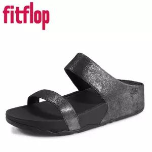 [핏플랍]여성용 루루쉬머 스웨이드 슬라이드 샌들 506_001