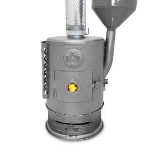 콘츠 원형 펠렛난로 화목난로 장작 나무 펠릿