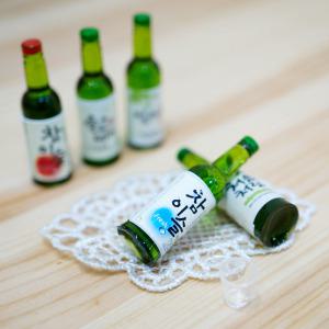 미니어쳐 소품 납골당 미니 소주 (소주병 잔) 꾸미기 소품