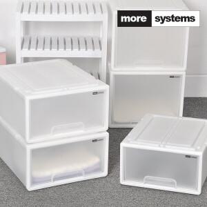 시스템 중형 수납장 3개 플라스틱서랍장 정리함 수납함