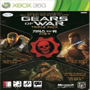 XBOX 360 기어스 오브 워 트리플팩 한국 정발 중고품 (한글지원)