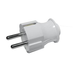 일자플러그(일신전기) / AC 220V 일자 접지 접지형 꽂음 프러그 콘센트 전기 전선 전원 코드 둥근형 플러그 일자형