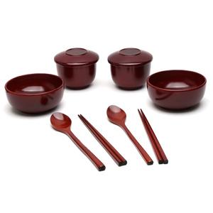 전북남원 나무 반상기세트 10pcs (제사 제기 제수용품 차례 수저 밥그릇 국그릇 주발)