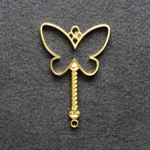 레진아트/프레임악세사리/요술봉프레임/나비 날개/금색