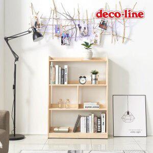 [데코라인]코넬 원목 4단 800 파티션 책장 DDR061C