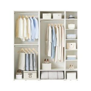 한샘 샘베딩 드레스룸 세트 200cm(높이 216cm) 선반형 2종