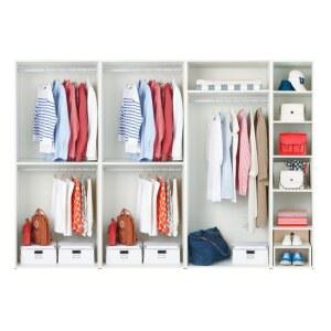 한샘 샘베딩 드레스룸 세트 280cm(높이 194cm) 선반형 2종