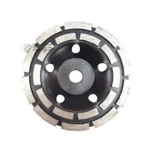 평컵 흑색 다이아몬드 SNT-D0125 양날 5형 125mm 더블컵 마른날 반컵 그라인더날 연마 작업