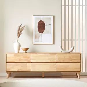 그레이스 1500 2단 서랍 고무나무 거실장 원목 수납 티비다이 tv장식장 거실서랍