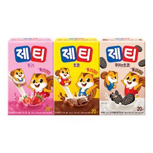 동서 어린이 우유 친구 제티 40T / 초코 딸기 쿠키 (맛선택)