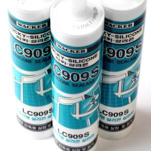 럭키 비초산형 실리콘 LC909S 회색 270ml 창호 유리 건축자재 다목적 실란트 품질보증