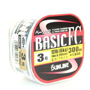 선라인 베이직에프씨 300M 베이직FC 루어줄 카본낚시줄 카본라인 민물원줄 루어낚시줄