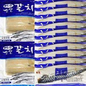 국내산 순살 고등어 10팩(130g내외)+순살 갈치 200gx2팩