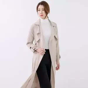 [당일발송] 롤업 워터풀라인 여성 트렌치코트 간절기자켓 롱코트 011