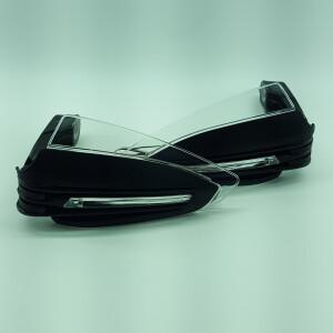 오토바이 범용 2컬러 LED 카본 너클 가드