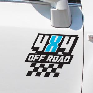 크레코 4X4레이싱마크 차량용스티커 4wd 데칼스티커 4륜 자동차튜닝