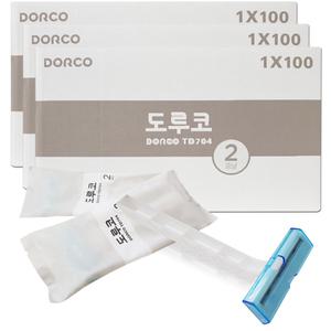 도루코 TD704 일회용면도기 300개 개별포장 휴대용 여행용 업소용 일회용 면도기