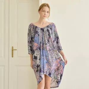 [라페어](김해점) 환타스틱 블루 딥 브이넥 셔링 원피스   LWOFA062