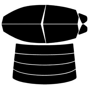 르노 SM5 측후면 썬팅필름 DIY 셀프 열차단 썬팅지