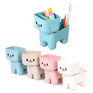 퍼피 오거나이저 어린이 사무실 공부방 책상 귀여운 연필꽂이 연필꽃이 정리함 소품 강아지 댕댕이 캐릭터