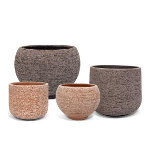 마이플랜트 이태리 독일 고급 수제토분 바소 러스틱 2종 도자기 세라믹 토분 화분