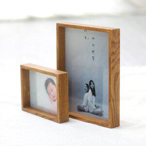 애쉬원목액자 물푸레나무 우드프레임 탁상 벽걸이 5x7 6x8 8x8 8x10