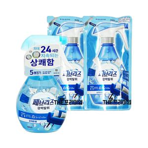 페브리즈 섬유탈취제 상쾌한향 370ml 1개+리필 320ml 2개