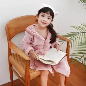 [엔비키즈] 아동 샤워가운 극세사_핑크