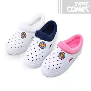 슈퍼카미트 학교 학생 초경량 논슬립 EVA 방한 털 실내화 wt201