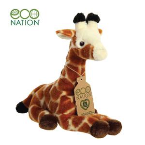 오로라월드 에코네이션 친환경 동물 기린 애착 미요니 인형