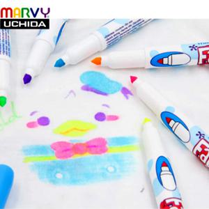 무독성 우찌다 패브릭마카 펜 6색 10색 12색 세트 형광 섬유 직물 면 소재 아트 에코백 티셔츠 꾸미기