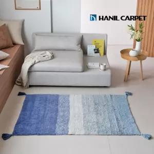 [땡처리] 씨엘 핸드메이드 코튼 테슬 러그 100x140