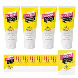 바나나 필링필링 각질제거제 바디 페이스 스크럽 때비누 6개